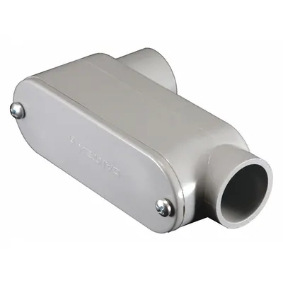 CANTEX Conduit Outlet Body: LB Body, 2 in Hub Size, 63.5 cu in Body Capacity, PVC - LB - 90° Elbow Type