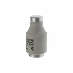 IEC Type D fuse rated 35 A and 500 V AC with fast-acting characteristic. DIII class D fuse size. Suitable for overcurrent protection in industrial circuits such as motor control centers, switchgear, and distribution panels.