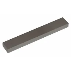 Plastic filler plate for mounting brackets and filler plate applications. Measures 1 5/8 inches in height and 19 3/4 inches in width. Used to fill gaps or cover openings in control panels, equipment racks, and similar assemblies.