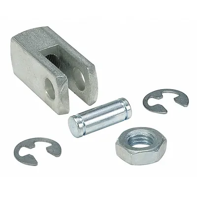 SPEEDAIRE Rod Clevis Kit: Clevis Mount Type, Fits 3/4 in_7/8 in Bore Dia - Clevis Mounting Hardware