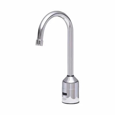 ZURN Kitchen and Bathroom Sensor Faucet: AquaSense, Brass, Chrome Finish, Single-Post - Single-Post Sensor Bathroom Faucets