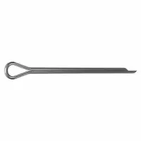 Cotter Pin,1/16 in dia,1 in L,PK100: Extended Prong, Inch, 1/16 in Pin Dia, 1 in Shank Lg, 100 PK (MPN WWG-062-1000-80)
