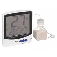THERMCO Thermometers: -58°F to 158°F /-50°C to 70°C, ±0.5°F/0.5°C, Bottle, 3 ft Cable Lg, Sand (MPN ACC895WB)