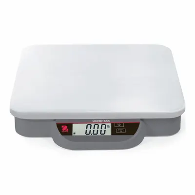 OHAUS Shipping Scale: 165 lb Wt Capacity - Imperial, 11 in Weighing Surface Dp - Compact Shipping Bench Scales