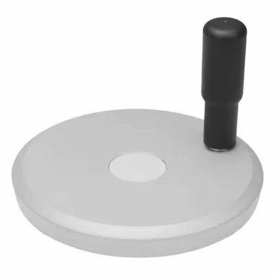 JW WINCO Solid Hand Wheel with Revolving Handle - Solid Hand Wheels with Revolving Handle