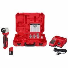 Bare-tool wire and cable stripper for copper conductors. Includes 8 bushings, strips 250 MCM copper RHW/RHH/USE cable, and supports a maximum capacity of 750 kcmil. Used for stripping insulation from electrical cables in wiring and maintenance tasks.