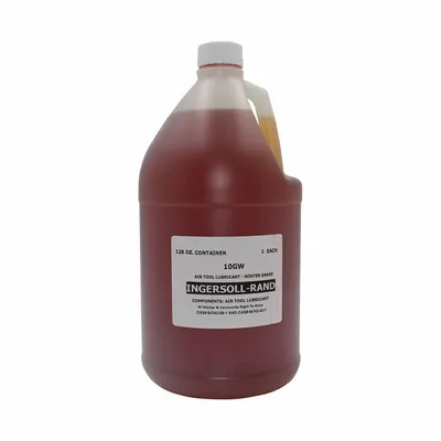 INGERSOLL RAND Air Tool Oil, Bottle, 0°F to 250°F, 10GW - Air Tool Lubricants