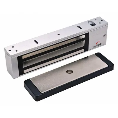 DYNALOCK 2011 LP Single-Door Magnetic Lock, Aluminum, Instantaneous Release - Single-Door Magnetic Locks