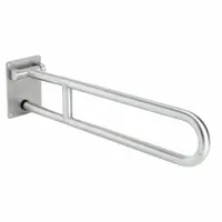 APPROVED VENDOR Folding Grab Bar: Straight, 30 in Lg, 1 1/4 in Dia, Stainless Steel, Satin