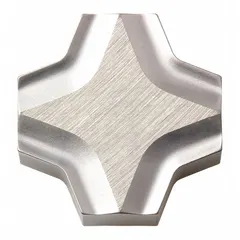 Square (S) indexable turning insert made of Cerment material. Used for precision turning and finishing operations on steel and cast iron components. The square shape provides four cutting edges for efficient general machining.