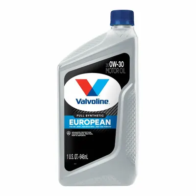 VALVOLINE European Vehicle 0W-30 Synthetic Motor Oil, 1 qt Bottle - Gasoline Engine Oil