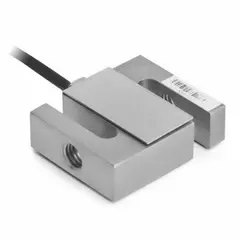 S beam load cell for compression and tension force measurement. Rated 20,000 lbf with 20 ft cable. Hysteresis and repeatability ±0.035%. Suitable for industrial weighing systems, tank and hopper scales, and force monitoring applications.