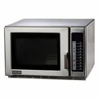 AMANA Microwave: 1.2 cu ft Oven Capacity, 1,800 W Cooking Watt, 5 Power Levels, RFS18TS