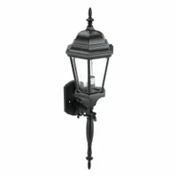 Wall Lantern: Incandescent, 100 W, 120V AC, 30 3/4 in Overall Ht, Aluminum Housing Material (MPN P5684-31)