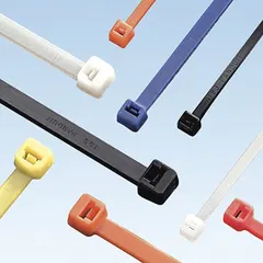 This all-purpose nylon cable tie is designed for bundling and securing wires and cables in indoor applications. It has a nominal length of 8 inches, a maximum bundle diameter of 2 inches, and a width of 0.14 inches. The gray tie is not rated for outdoor use and is supplied in packs of 1,000.