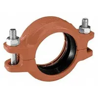 This rigid bolted grooved pipe coupling is designed for joining grooved-end pipe in commercial and industrial piping systems. Constructed of ductile iron with an NBR seal, it provides a leak-tight connection rated for a maximum operating pressure of 300 psi. Suitable for water, oil, and other non-corrosive fluids