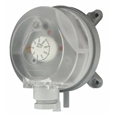 Dwyer Air Pressure Switch: Adj, Auto Reset, 2 in wc to 10 in wc, Std Housing - Adjustable Set-Point Air Pressure Switches