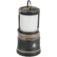 Lantern: 540 lm Max., 30 hr Run Time at Max. Brightness, Flood Beam, Polycarbonate, Tan, 3 Batteries (MPN 44931)