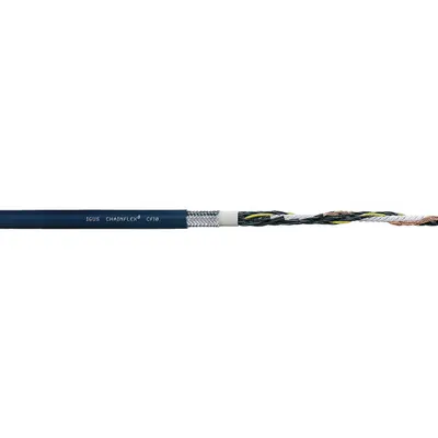 CHAINFLEX Control Cable: 12 AWG, 4 Conductors, Order by the Foot, TPR Jacket - Continuous Flexing Control Cables