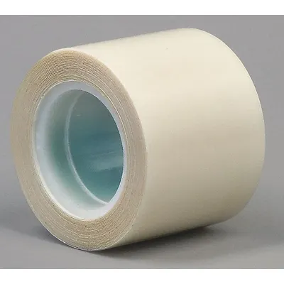 3M Film Tape: 1/2 in Wd, 5 yd Lg, 11.7 mil Thick, Rubber, Polyethylene Film - UHMW Slick Surface Tape