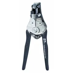 This wire stripper is designed for stripping solid copper wire from 22 AWG to 16 AWG. It features a standard cushion grip for comfortable handling and has an overall length of 5 1/2 in. Suitable for electrical wiring, instrumentation, and control panel applications.