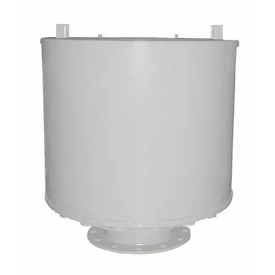 SOLBERG Filter Silencer: 10 in Flange Inlet Size, 3,300 cfm, 31 in Overall Ht - Air Compressor Intake Filters & Silencers