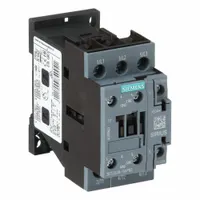 This Siemens non-reversing IEC contactor is rated 38 A with a 240V AC coil and 3 normally open contacts. It is used for switching motors, lighting, and other inductive loads in industrial automation and HVAC systems. Suitable for controlling three-phase equipment in panel builds and machinery