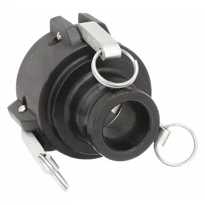 BANJO Cam and Groove Adapter: 200 psi Max. Working Pressure @ 70 F, 4 25/32 in Overall Lg - Type B Polypropylene Cam & Groove Fittings