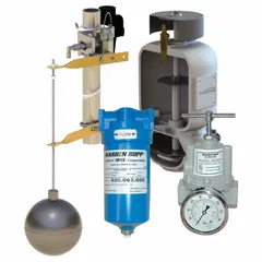 PVDF body with PTFE diaphragms. 1/2 in NPT inlet and 1/2 in NPT discharge connections. Reduces pulsation and vibration in fluid handling systems, protecting downstream equipment in applications such as chemical processing and water treatment.