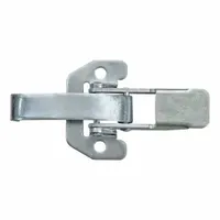 This steel draw latch from BUYERS PRODUCTS is designed for securing truck boxes on service bodies, utility trucks, and work vehicles. It features a silver finish and measures 1-7/8 inches in overall height by 3-11/16 inches in overall width. The latch provides a dependable closure for storage compartments, helping keep tools and equipment secure during transport