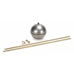 Float kit includes a 304 stainless steel tapped-at-top float. Designed for use with Series 9036D. Used for liquid level sensing in industrial tanks and vessels.