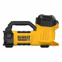 Cordless transfer pump with a maximum flow rate of 10 gpm. Features 3/4 in Female GHT inlet and outlet connections. Operates on a 20 V power system. Sold without charger. Suitable for dewatering, draining tanks, and transferring non-potable liquids in remote locations.
