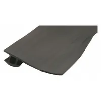 This bug seal is designed for screen doors to block insects and drafts. It measures 84 inches in length, 1 3/8 inches in height, and 7/32 inches in width. The seal is black with an unfinished finish, suitable for residential and light-commercial door applications
