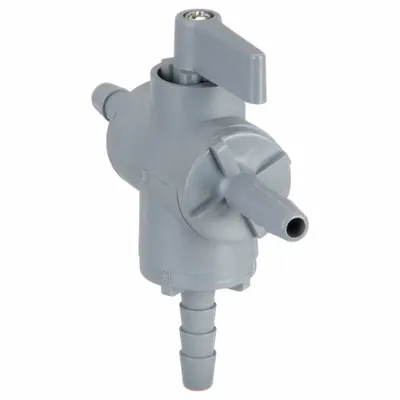 OEM Manual Three-Way Ball Valve: 1/4 in - NSF 51 Compliant L-Port PVC Ball Valves