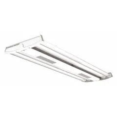 This 4 ft. linear LED bay light delivers 47,261 lumens at 290 W with a 4000K color temperature. It operates on 120 to 277V AC and is designed for mounting heights of 30 ft to 60 ft. Suitable for industrial and commercial high-bay applications, it replaces (10) Lamp T5HO fixtures.