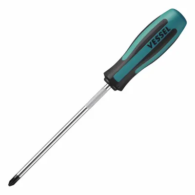 VESSEL TOOLS Screwdriver: 900, Long Lg, Magnetic, Not ESD Safe, Not Tether Capable - JIS Phillips Screwdrivers