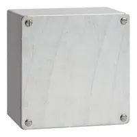 HOFFMAN Enclosure: Steel, 18 in x 18 in x 6 in, NEMA 12/3, Solid Cover, Screw On (MPN A18186GSC)