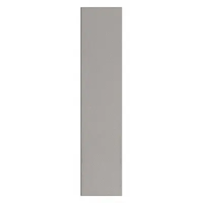 ASI GLOBAL PARTITIONS Partition Column: Plastic Polymer, Pebble, Gray, 82 in Ht, 18 in Wd - Pilasters for Bathroom Partitions