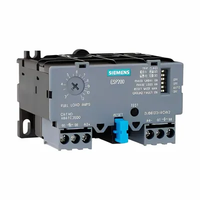 Siemens Overload Relay: Electronic Protection, 3 Poles, 1NO/1NC - IEC Electronic Overload Relays
