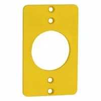 LEVITON Weatherproof Cover: Portable Outlet Box Cover, Single Receptacles, 1 Gangs, Yellow (MPN 3055-Y)