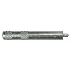 Steel setting tool with plain finish for installing 1/2 in caulk-in anchors. Used in concrete or masonry for anchoring applications in construction and industrial settings.