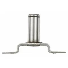 Genuine OEM drum roller axle for Whirlpool washing machines and dryers. Supports the drum roller to maintain smooth rotation during wash and spin cycles.
