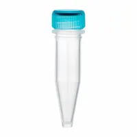 This 1.5 mL polypropylene microcentrifuge tube features a conical bottom for efficient pellet recovery during centrifugation. It includes an O-ring and closure for a secure seal, suitable for general laboratory sample storage, mixing, and centrifugation. The tube and closure are colorless; the tube is not graduated