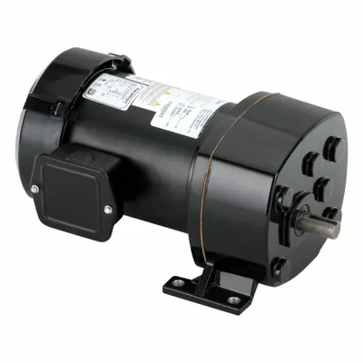 Dayton Gearmotor: Parallel, Single Output Shaft, Split-Phase, TEFC, 153 RPM - Parallel Shaft AC Gearmotors