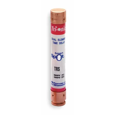 MERSEN Fuse: Class RK5, TRS-RID Series, Time-Delay, 8 A, 600 V AC, 600 V DC - Time-Delay Cylindrical Fuses