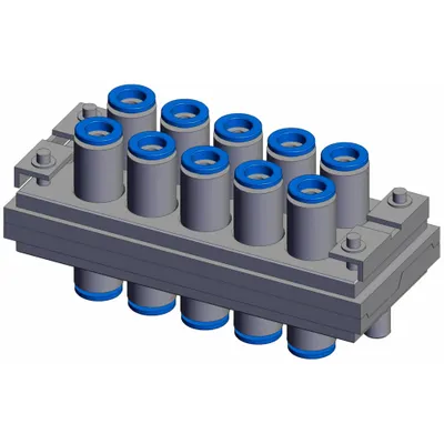 SMC Multi-Connector: FEP/Nylon/PFA/Polyurethane/Soft Nylon - Tubing Multi-Connectors
