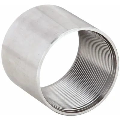 CALBRITE Threaded Coupling: 316 Stainless Steel, 1 1/2 in Trade Size, 2 1/8 in Overall Lg - Threaded Couplings