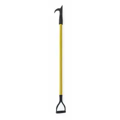 Pike pole with American Hook, round type, featuring a 60-inch fiberglass handle. Used for pulling, prying, and hooking tasks in firefighting and rescue operations, such as opening walls and removing debris.
