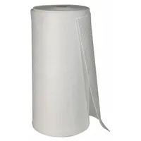 This polypropylene sorbent roll is designed for industrial fluid absorption, effectively containing spills of oils, coolants, and water-based liquids. It measures 144 ft in length and 38 in width, providing a large surface area for spill control in manufacturing, maintenance, and processing environments