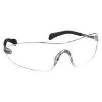 MCR SAFETY Safety Glasses: Clear Lens, Frameless, Scratch-Resistant, Silver Frame, S22 Series (MPN S2210)
